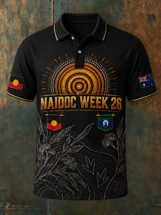 Men's Naidoc Weeks Australia Short Sleeve Shirt
