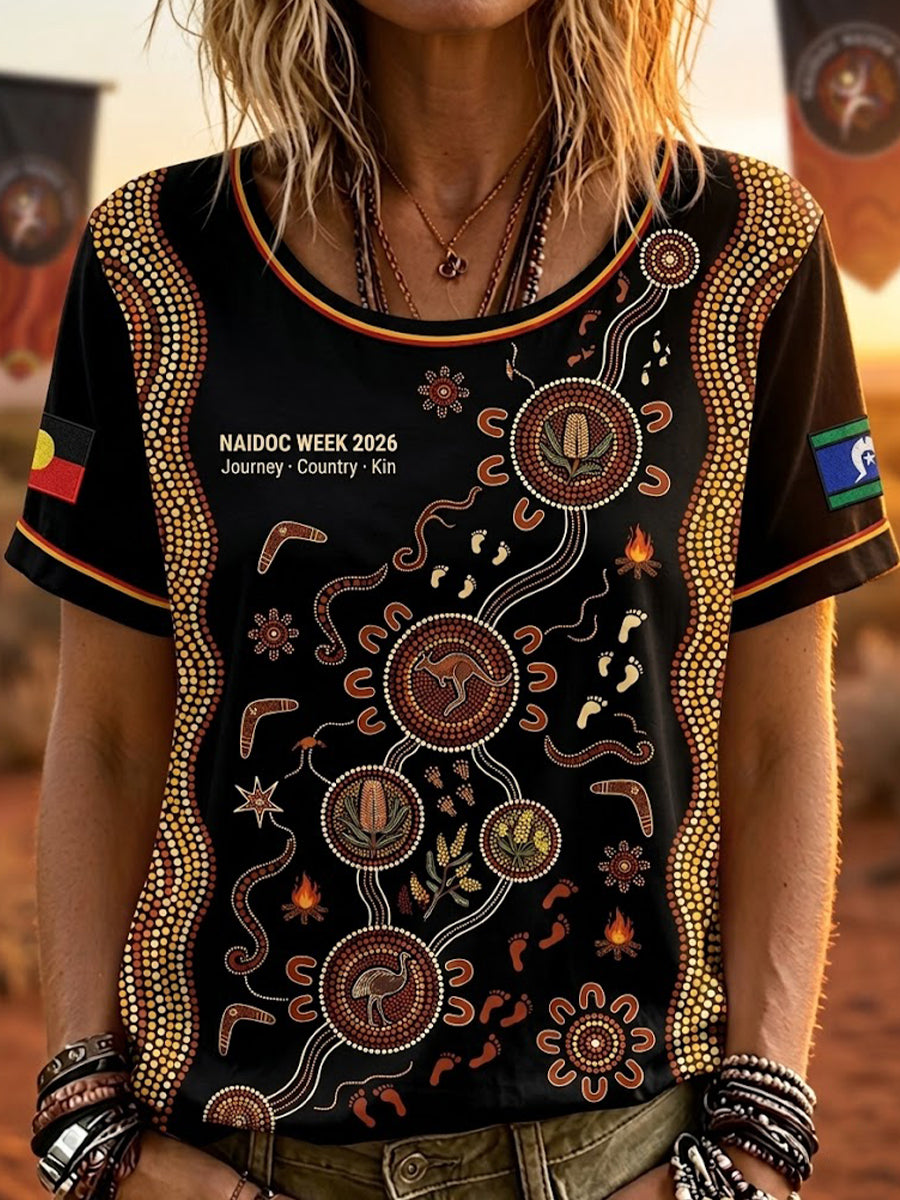 Women's Naidoc Weeks Australia  Short-sleeved T-shirt