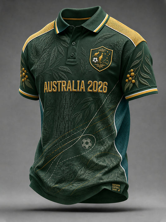 Men's Australia Footabll Short Sleeve Shirt