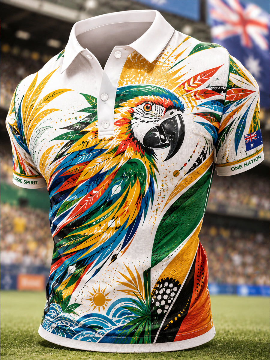 Men's Australia Football Short Sleeve T-Shirt
