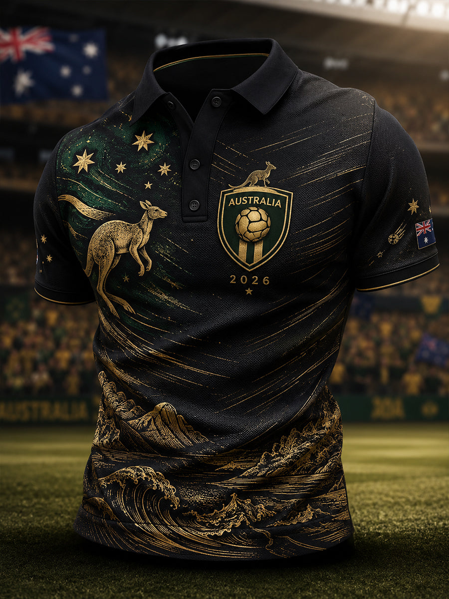 Men's Australia Football Short Sleeve T-Shirt