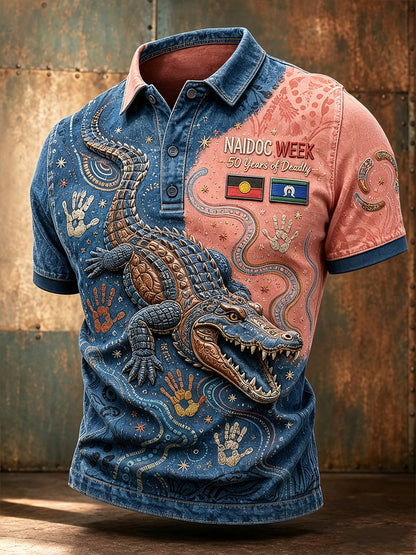 Men's Australia Naidoc Week Short Sleeve Shirt