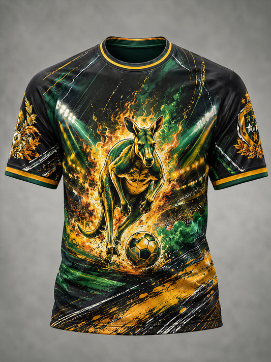Men's Australia Football Short Sleeve T-Shirt