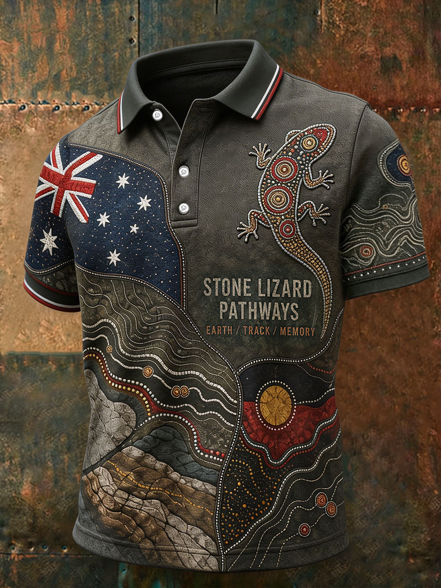 Men's Australia Aboriginal Culture NAIDOC Week Printed Casual Tops