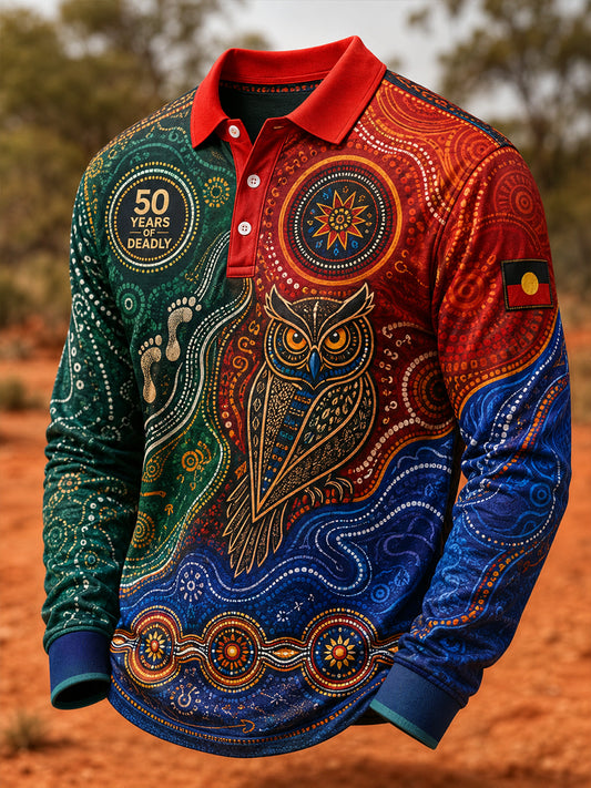 Men's Australia Naidoc Week Long Sleeve Shirt