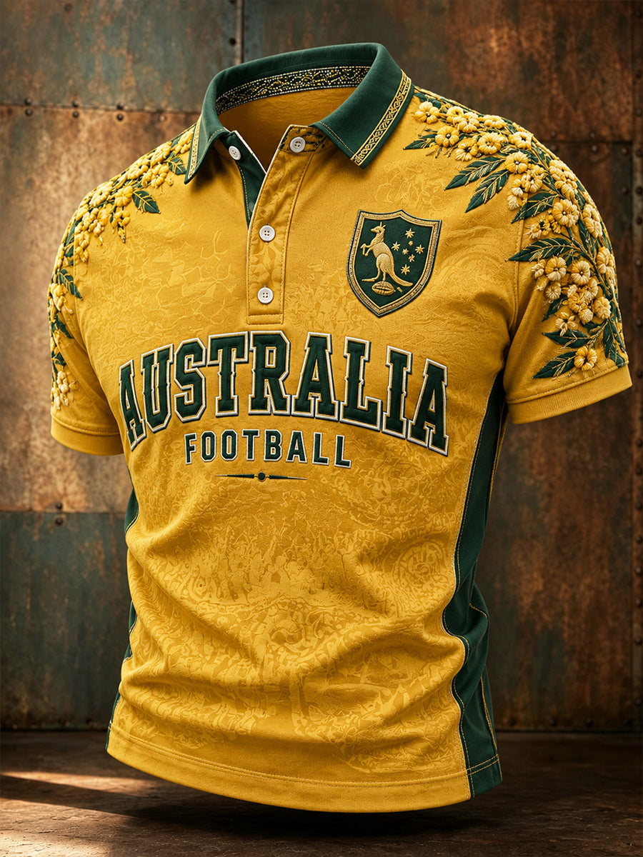 Men's Australia Football Short Sleeve Shirt
