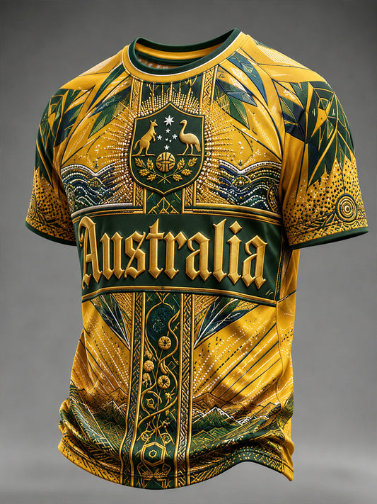 Men's Australia Football Short Sleeve Shirt