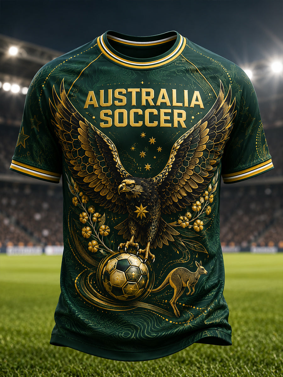 Men's Australia Football Short Sleeve Shirt