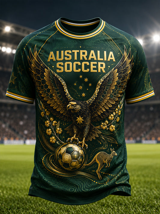 Men's Australia Football Short Sleeve Shirt