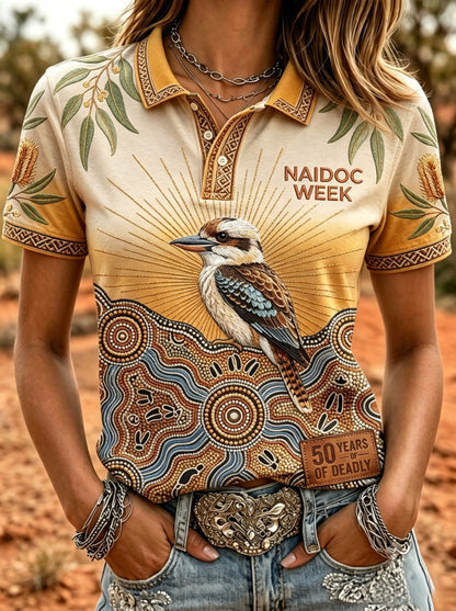 Women's Naidoc Week Art Print Short-Sleeve T-Shirts
