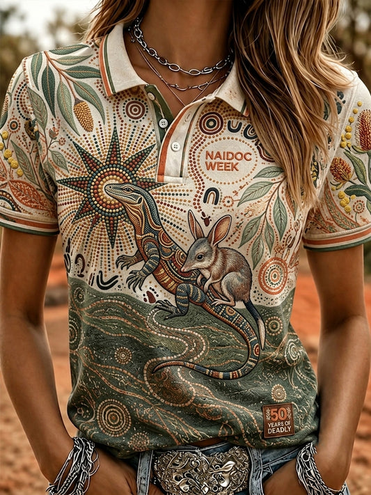 Women's Naidoc Week Art Print Short-Sleeve T-Shirts