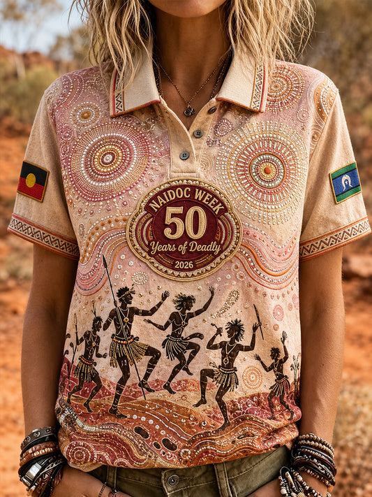 Women's Australia Naidoc Week Polo T-Shirt