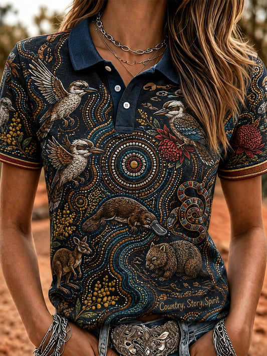 Women's Australia Naidoc Week Polo T-Shirt