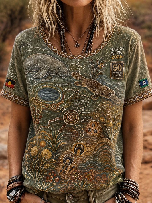 Women's Australia Naidoc Week Short-Sleeved T-Shirt