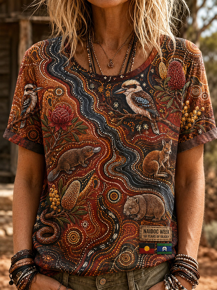 Women's Australia Naidoc Week Short-Sleeved T-Shirt