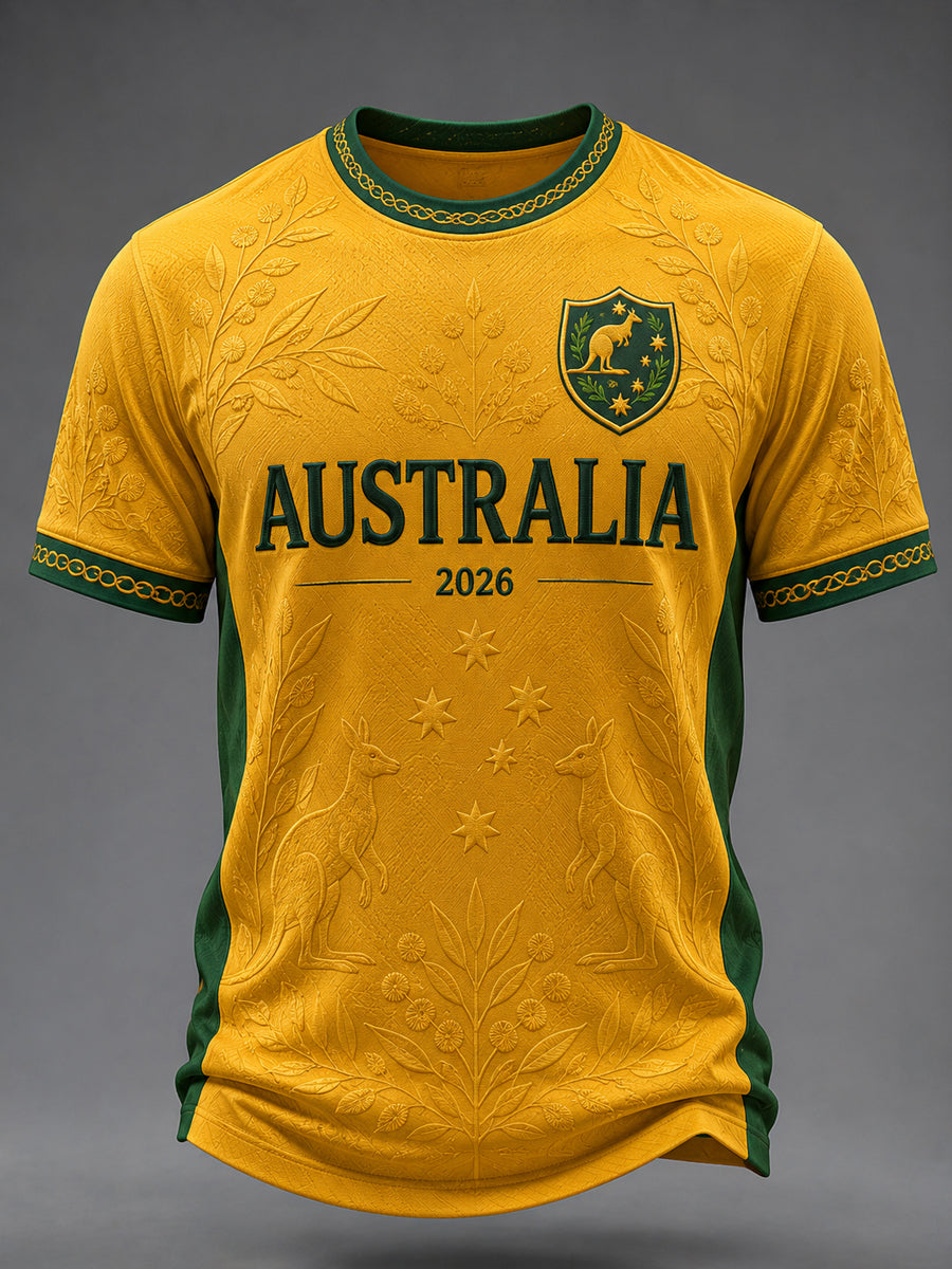 Men's Gift For Soccer Fans Print Casual Short Sleeve Tee