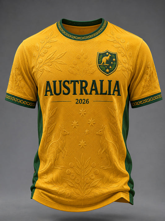 Men's Gift For Soccer Fans Print Casual Short Sleeve Tee