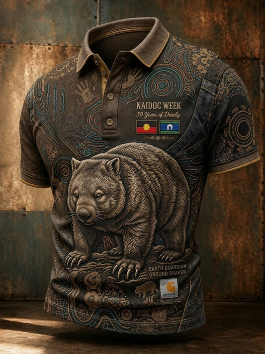 Men's AU Aboriginal Culture Polo T-shirt