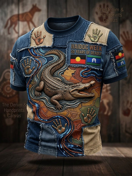 Men's AU Aboriginal Culture Short-Sleeve T-Shirt