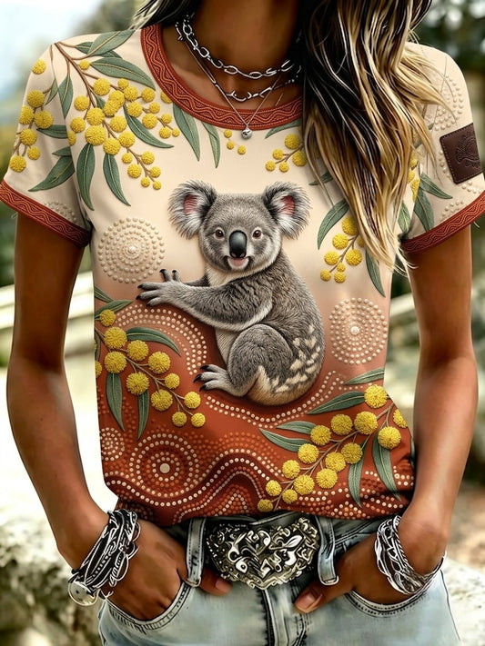 Women's Naidoc Week Art Print Short-Sleeve T-Shirts