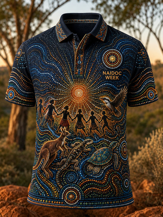 Men's Australia Naidoc Week Short Sleeve Shirt