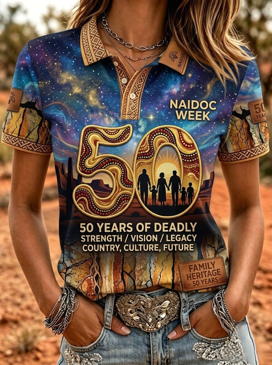 Women's Australia Naidoc Week Polo T-Shirt