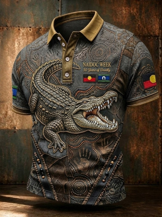 Men's Australia Naidoc Week Polo T-Shirt