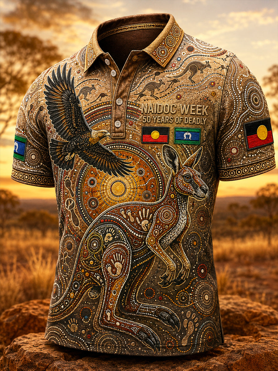 Men's Australia Naidoc Week Short Sleeves T-Shirt