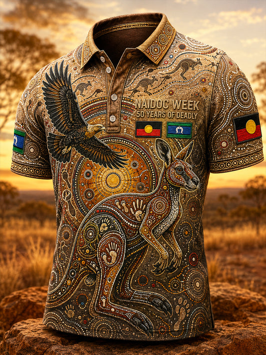 Men's Australia Naidoc Week Short Sleeves T-Shirt