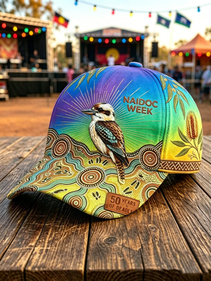 Unisex Vintage AU Aboriginal Culture Washed Hat