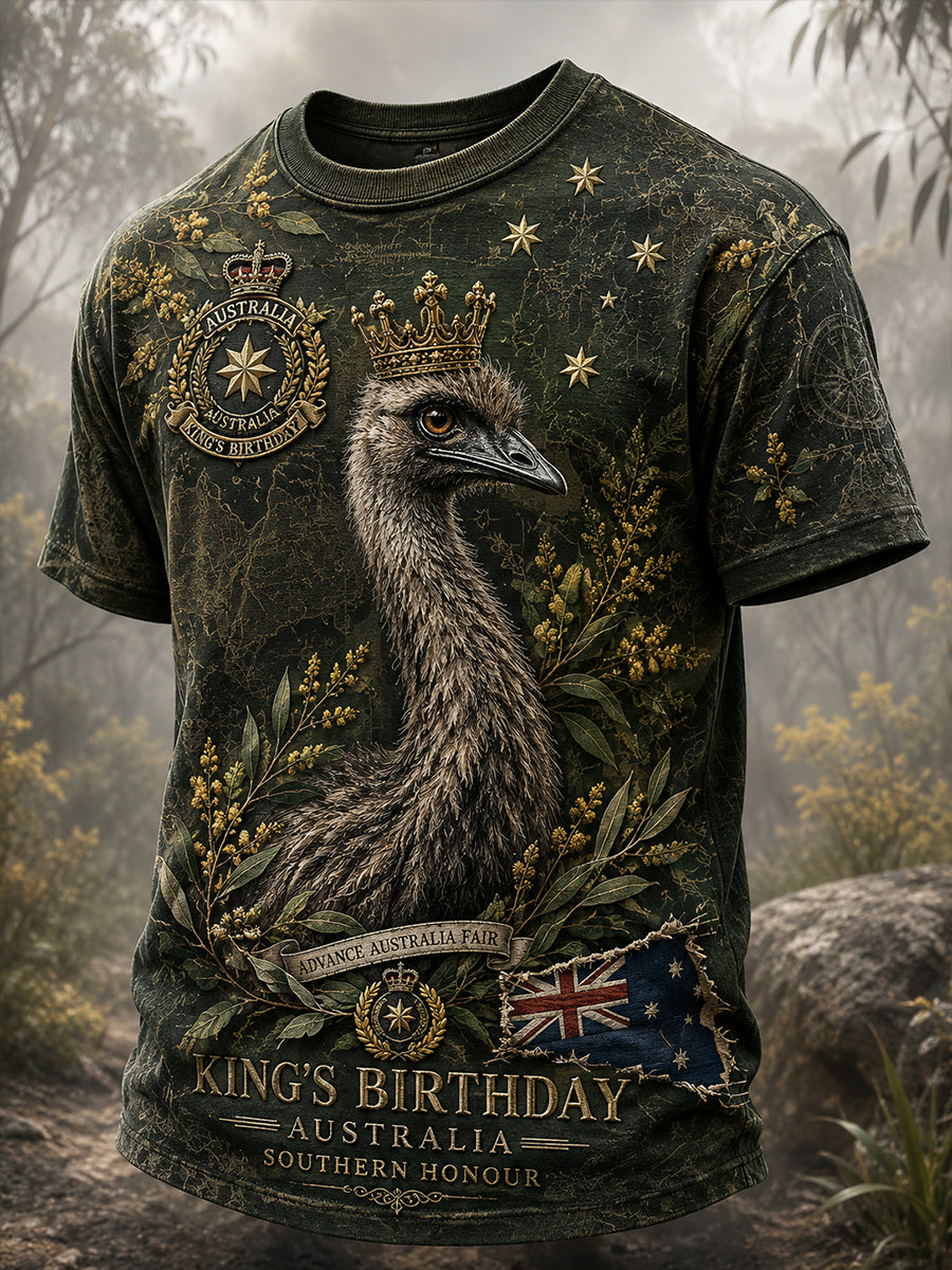 Men's Australia King's Birthday Short Sleeve Shirt
