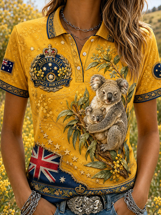 Women's Australia King's Birthday Polo T-Shirt