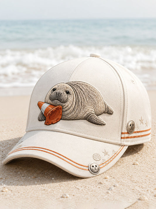 Unisex Funny Neil The Seal Art Printed Hat