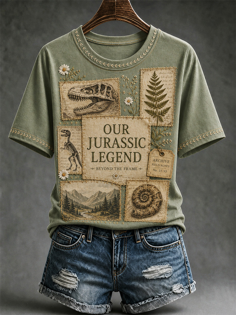 Women's NZ Jurassic Legend Printed Tee