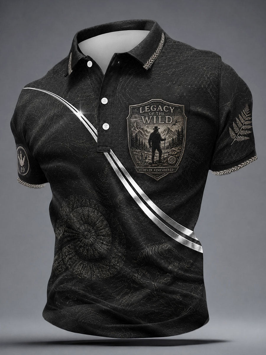 Men's Rip NZ Jurassic Legend Printed Casual Tops