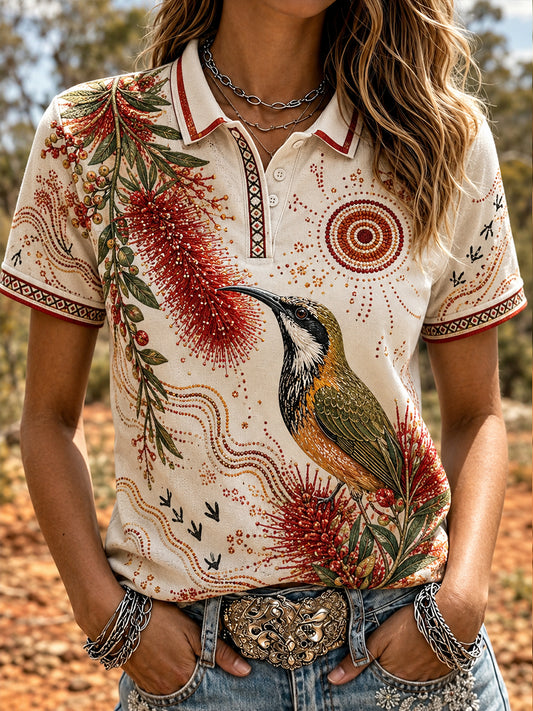 Women's Australia Animal Polo T-Shirt