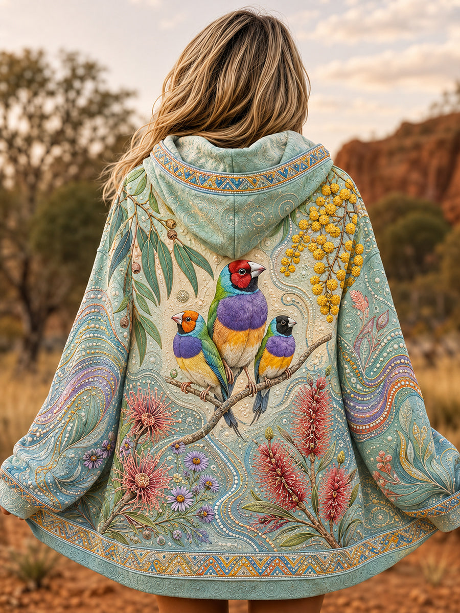 Women's Australia Animal  Zip-Up Hoodie