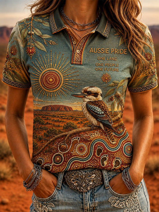 Women's Australia Animal Polo T-Shirt