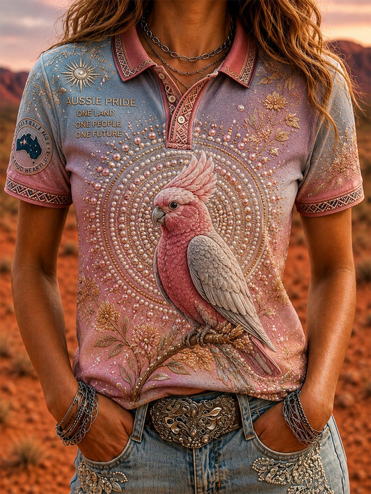Women's Australia Animal Polo T-Shirt