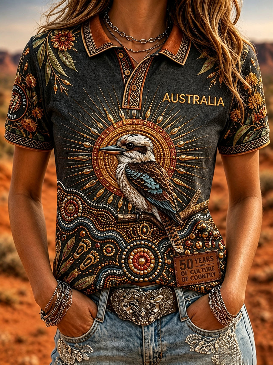 Women's Australia Animal Polo T-Shirt