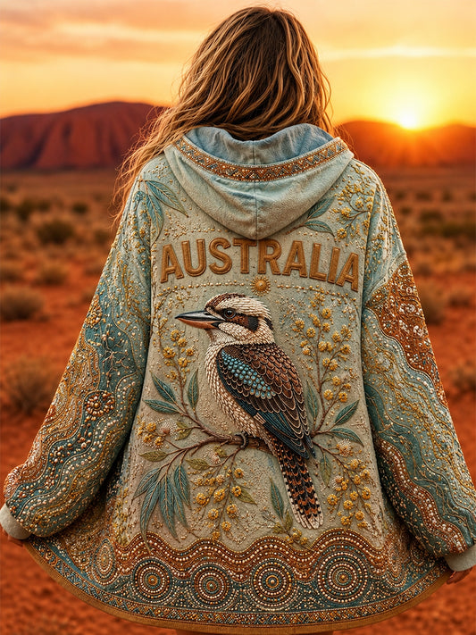 Women's Australia Animal Zip-Up Hoodie