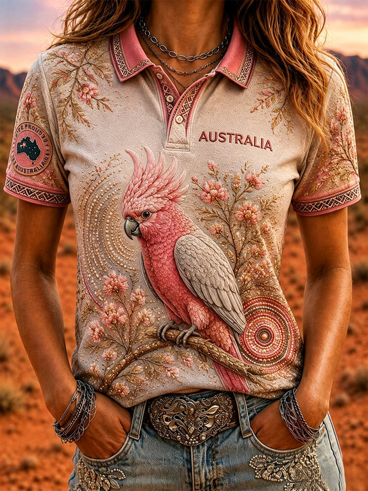 Women's Australia Animal Polo T-Shirt