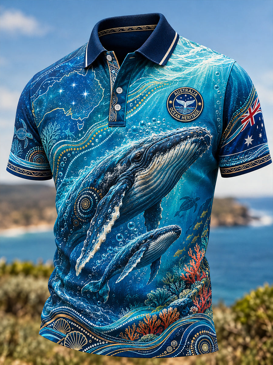 Men's Australian Animals Short Sleeve Shirt