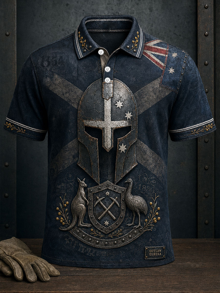 Men's Australia Eureka Art Printed Casual Tops