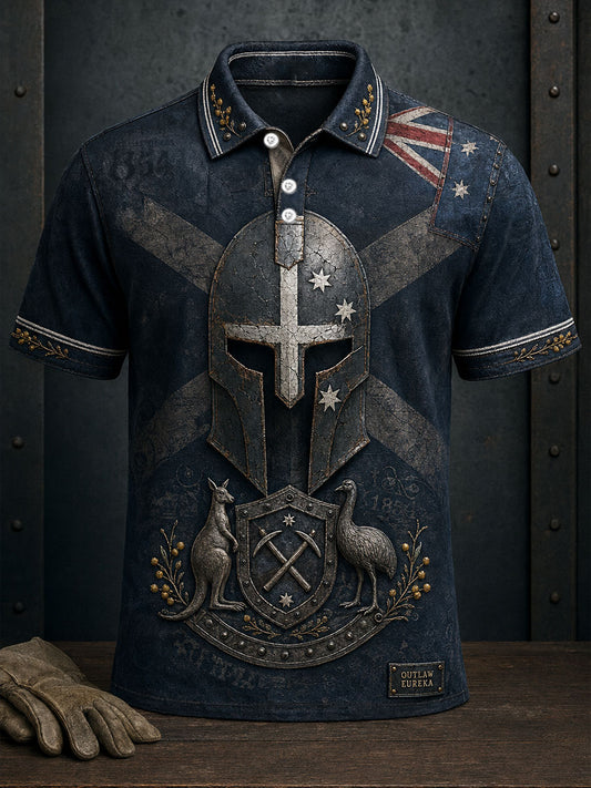 Men's Australia Eureka Art Printed Casual Tops
