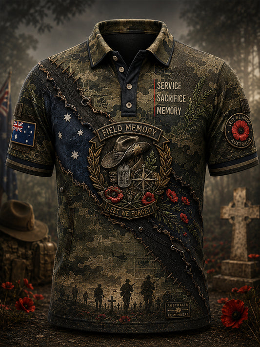 Men's Australian Veterans' Memorial Short Sleeve Shirt