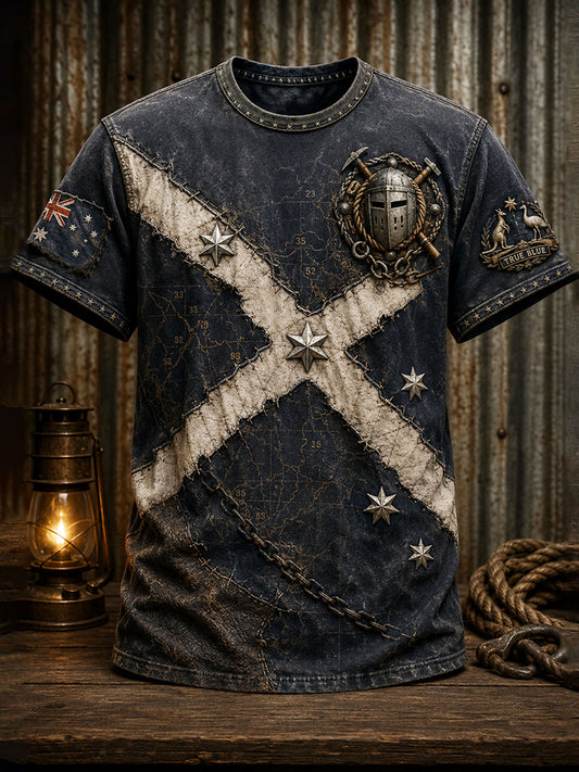 Men's Australia Eureka Art Printed T-shirt