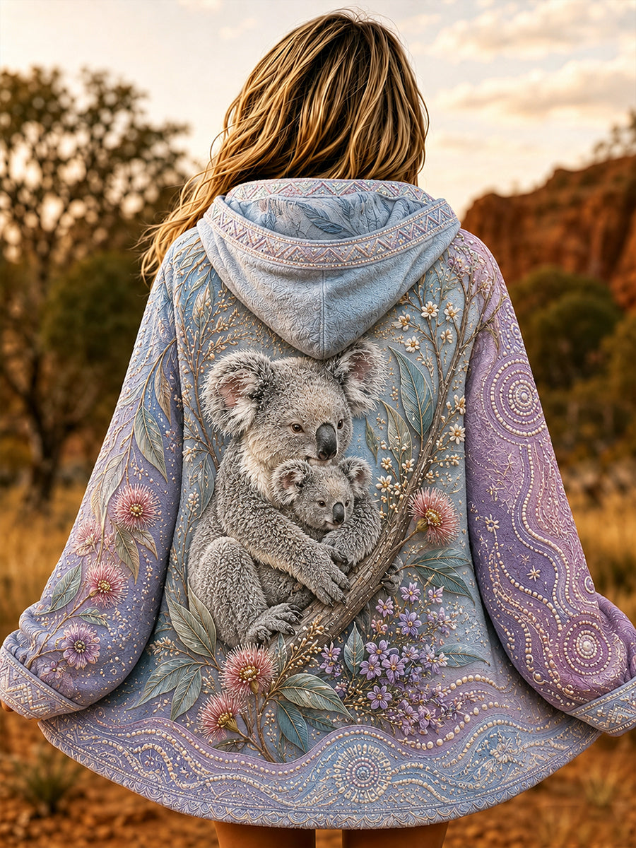 Women's  Australian Animals Zip-Up Hoodie