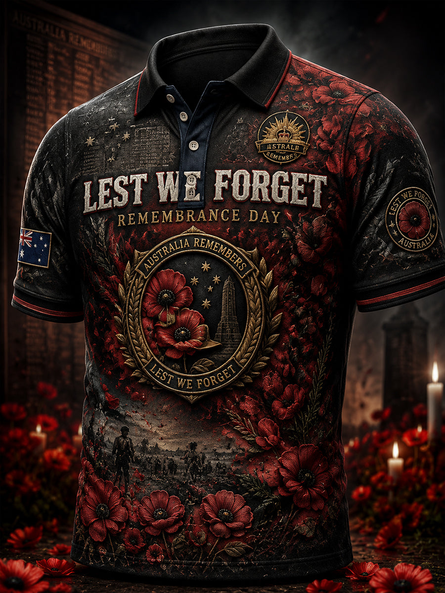 Men's Australian Veterans' Memorial Short Sleeve Shirt