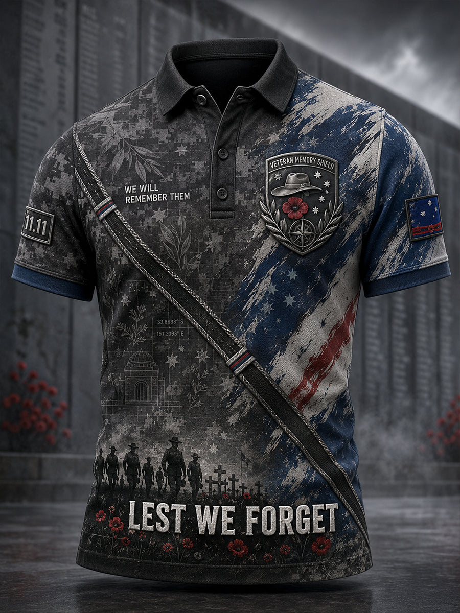 Men's Australian Veterans' Memorial Short Sleeve Shirt